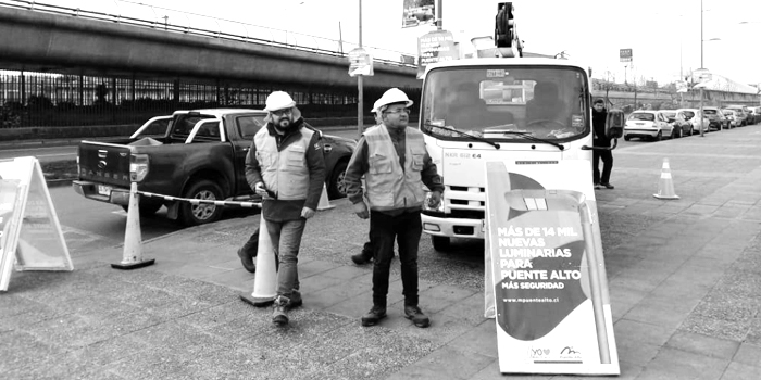 Inicia el recambio LED de Puente Alto