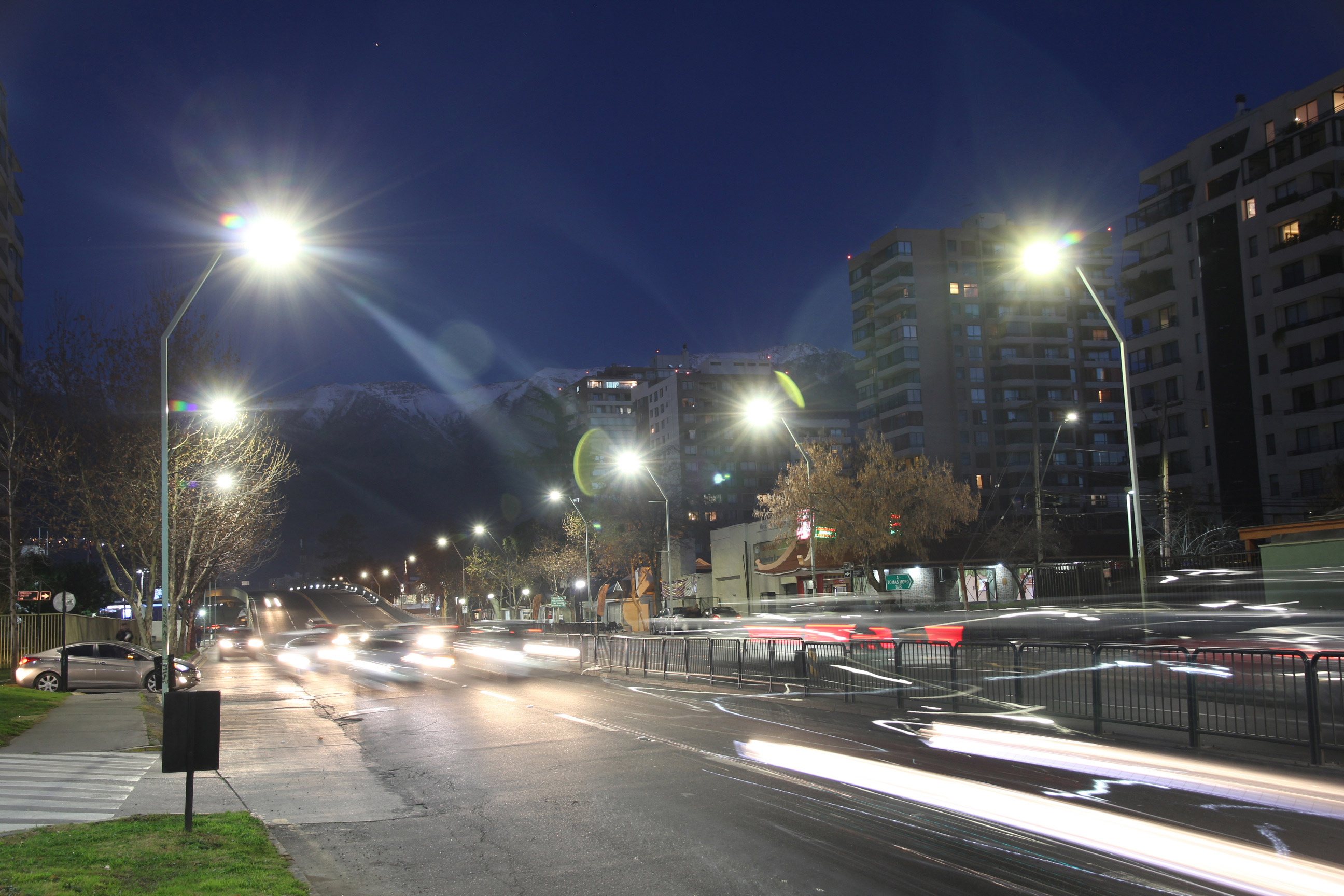 luminarias las condes go+ itelecom Eficiencia energética